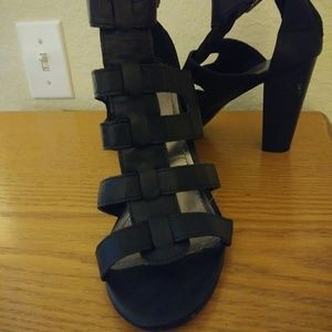 Sexy leather strappy Heels